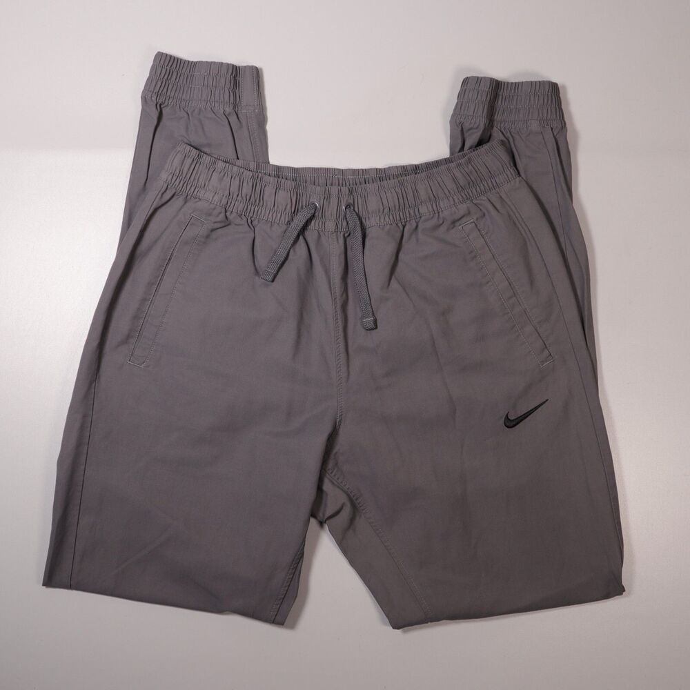 Nike Jogger Slim Fit Cotton Nylon Gray Tapered 934592-021 Mens Medium